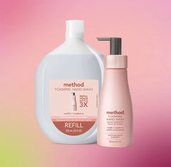 foaming hand wash - vanilla + raspberry, 10 fl oz