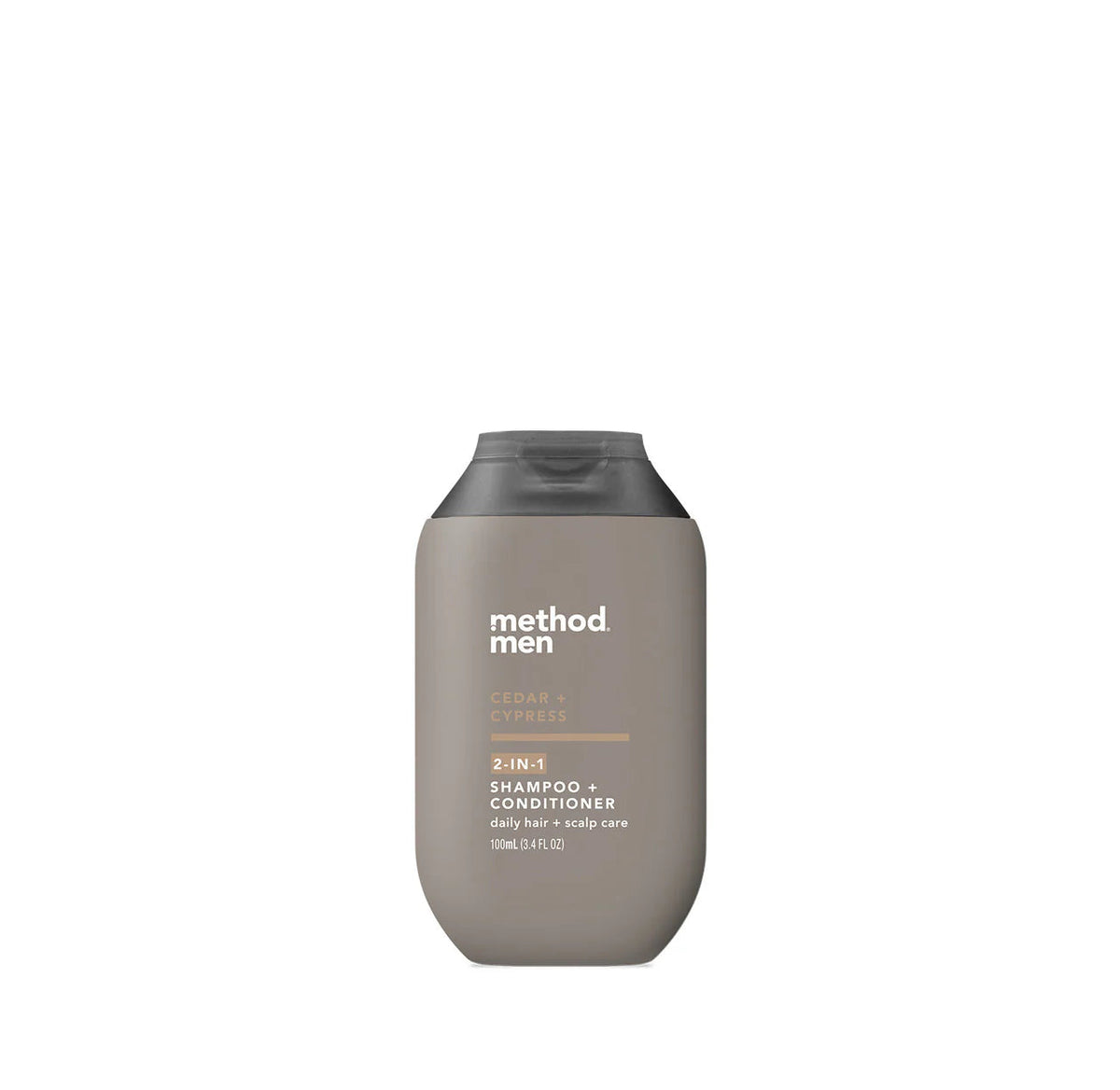 men 2-in-1 shampoo + conditioner - cedar + cypress, 3.4 fl oz