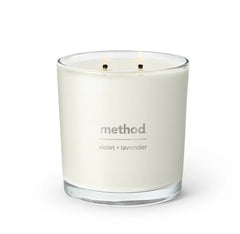 premium soy candle - violet + lavender, 14 oz