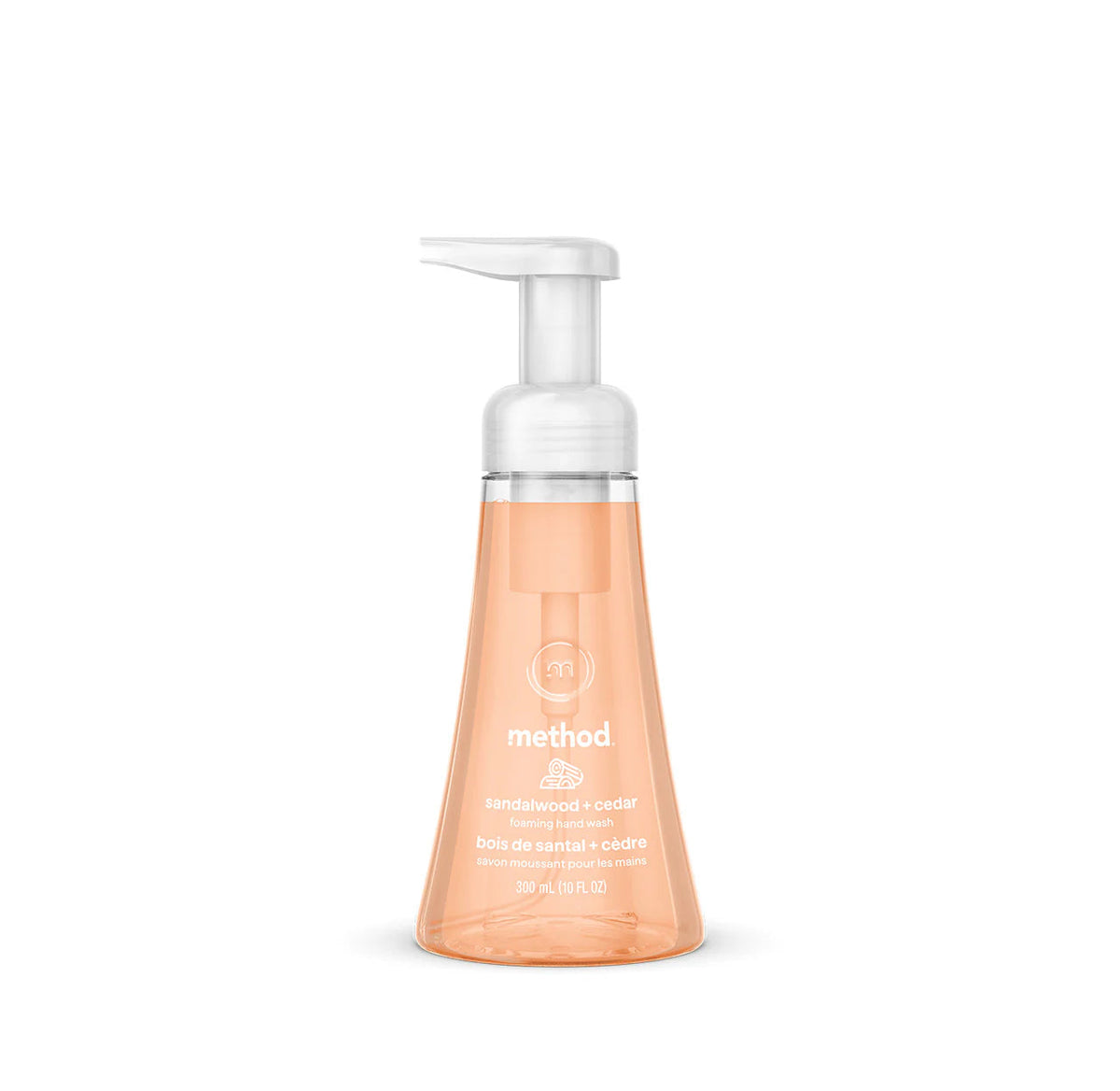 foaming hand wash - sandalwood + cedar, 10 fl oz